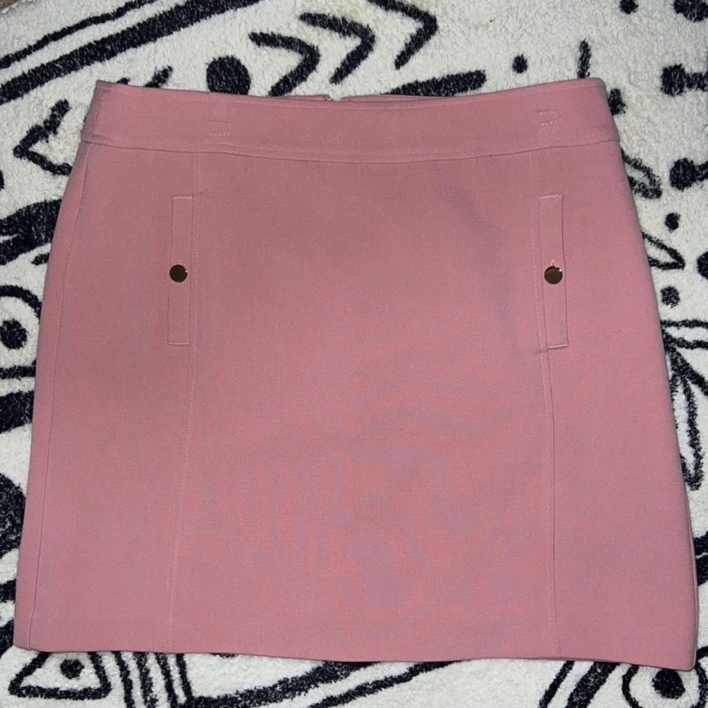 LOFT Soft Pink Mini Skirt — Size  14